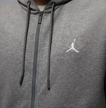 NIKE JORDAN Men's Versatile Knit Casual Sports Lightweight Comfortable Jacket FV7292-091 - Light Grey - View 4