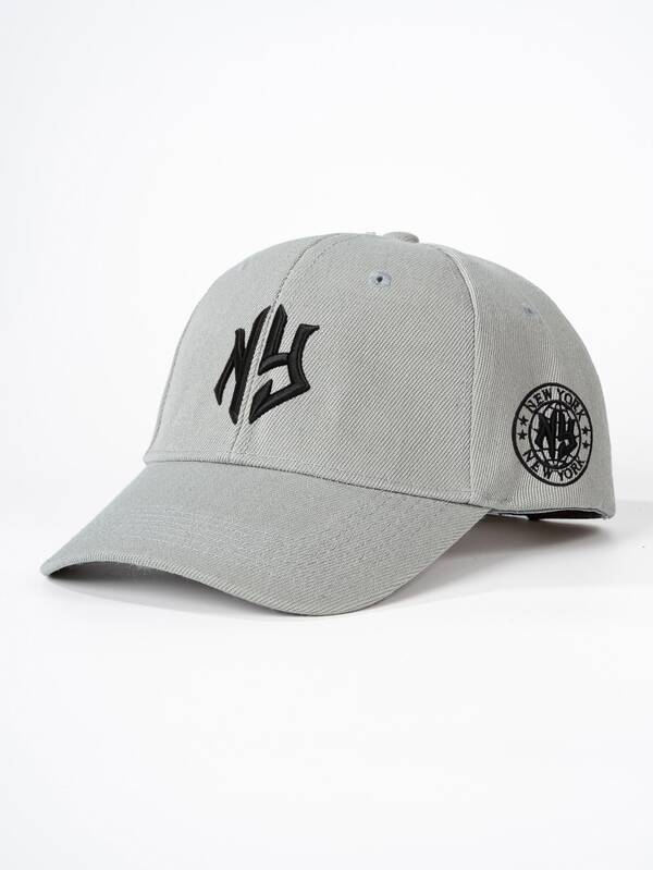 1pc Men's & Women's NEW YORK Geometric Letter Embroidered Baseball Cap, Adjustable Sun Protection Casual Hat For Outdoor, Spring/Autumn Travel, Beach Vacation