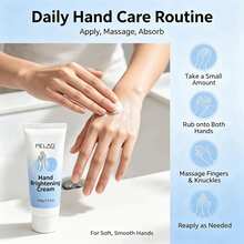 MELAO Brightening Hand Cream 100g, Moisturizing Nourishing Hand Lotion, Softens Dry Rough Skin, Unisex Daily Hand Cream - Fresh - View 4