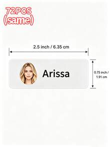 Customize Personalized Text Transparent Photo Stickers, Personalized Text Portrait Waterproof Label Stickers, Suitable For Multiple Scenes, Perfect For Halloween, Christmas, Wedding Parties, School Stationery Labels, And Custom Gift Box Labels - Multicolor - View 11