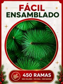 DOSYU 1.50 Meter High Christmas Tree With 450 Branches - Green - View 3