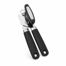 Manual Can Opener With Non-Slip Soft Grip Handle, Labor-Saving Stainless Steel Can Opening Tool For Home Use - View 9