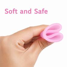 Reusable Menstrual Cup Set - The Most Reliable Medical Grade Silicone Period Cups - Comfortably Use For 12 Hours (Small & Large) - L - View 4