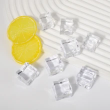 30pcs Clear Acrylic Ice Cube Decorations For Decor, Photography Props, DIY Crafts, Party Favors, Gift Bag Fillers - Multicolor - View 8