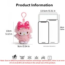 Official Sanrio Piano "Little Daisy" Series Plush Charm-Soft And Adorable Keychain That Makes The Perfect Accessory For Backpacks And Plush Keyrings. - Multicolor - View 11