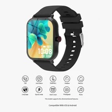 Reloj inteligente unisex con funciones de notificación, reproducción de música y respuesta a llamadas - Multicolor - Ver 13