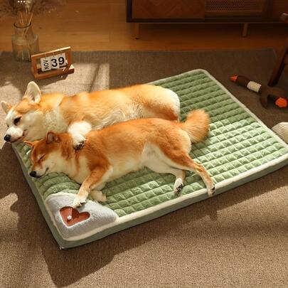 Dog Bed, Comfortable Plush Dog Sofa, Dog Bed With Removable Cover, Supportive Dog Mat, Cute Cat Bed, Dog Sofa For Medium To Large Dogs, Dog Sofa With Removable Cover, Non-Slip Bottom Pet Bed