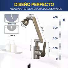 Grifo Cocina Acero Inoxidable Mezcladora Fregadero 1080° - Unitalla - Ver 7
