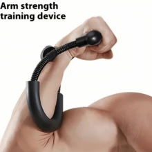 1pc Men's Wrist Strength Trainer, Spring Grip Exerciser For Forearm Workout Fitness Equipment - Multicolor - View 5