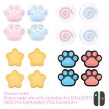 IINE Silicone Joystick Caps, Compatible With Switch 2/NS2/Switch2/Switch2 Pro Controllers/PS 5 Controllers, Game Controller Thumb Joystick Caps, Cute Gaming - View 1