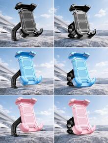 Motorcycle Phone Holder, 4-Claw Auto-Lock Anti-Shake 360° Rotation, Bicycle Phone Clip, Electric Scooter Clip, Supports GPS Navigation Delivery Riding, Practical Motorcycle Accessory, Can Be Installed On Handlebar And Rearview Mirror - A - View 6