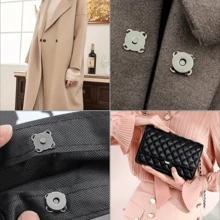 10/20Pairs Hand-Sewn Magnetic Snap Buttons, DIY Fashion & Crafts, Suitable For Clothing, Bags, Multi-Functional Buttons - Multicolor - View 4