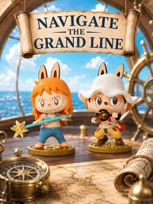 THE MONSTERS X One Piece Series Blind Box Collectible, Classic One Piece Anime Figure Display, Mystery Unboxing, Labubu Anime Figure Statue Blind Box, Birthday And Christmas Gift - Multicolor - View 6