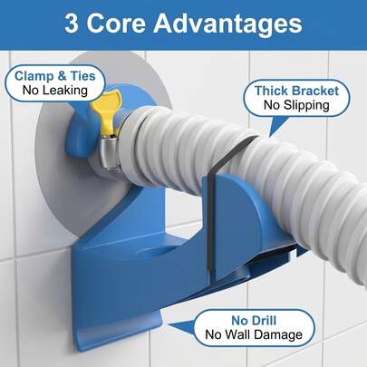 1pc Pool Hose Holder, Prevents Hose Bending And Dropping, Compatible With Multiple Above-Ground Pool Brands, Easy To Install