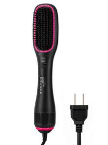 LEVIATECH 4-In-1 Hot Air Styling Brush, One-Step Heating Comb, Professional Straight & Curly Hair Styling Blowout Brush - Hot Pink - View 11
