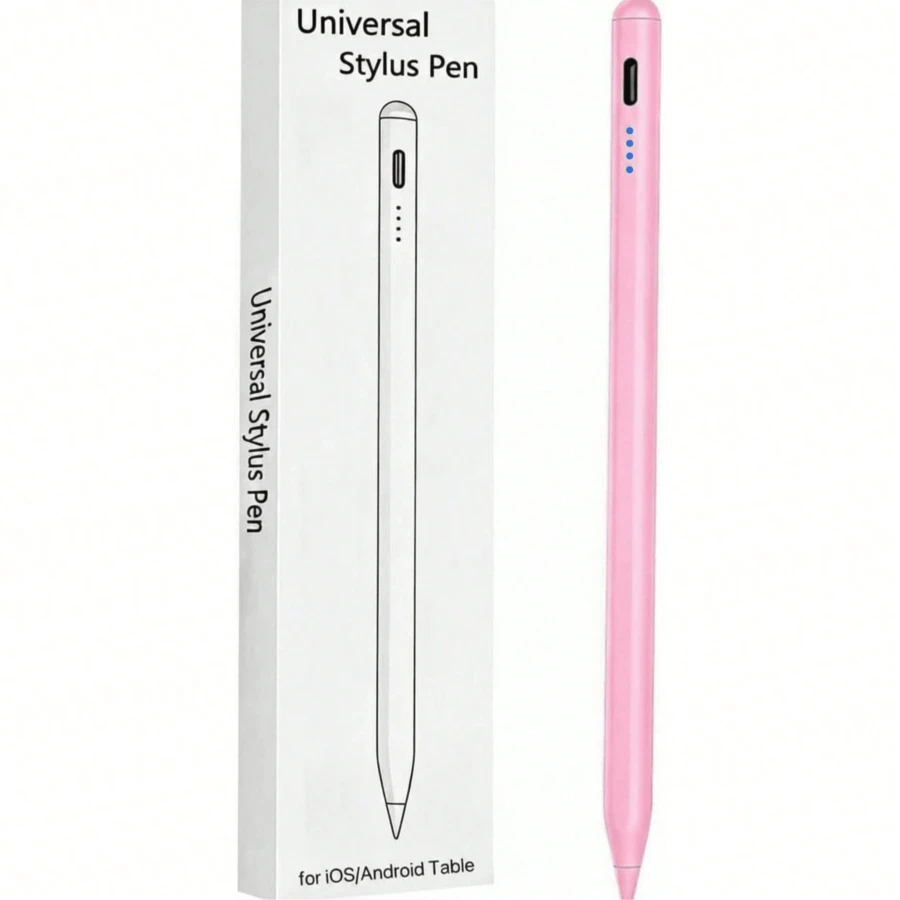 Compatible With IPad/Android/ Stylus - Fast Charging Apple Pencil, High Precision Capacitive Stylus, Compatible With IOS, Kindle Tablets, Includes Replacement Tips And Charging Cable Battery Capacity 90mAh