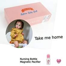 ziyiui 55cm/22inch Cute Reborn Baby Doll Soft Vinyl Lifelike Newborn Toy For Children Birthday Christmas Gift (Bottle Pattern Random),Perfect Birthday & Holiday Gift For Age 3+ And Doll Collectors,Role Play Pretend Game,Baby Dolls,Toys,Toys For Girls Boys. - 彩色 - 查看 9