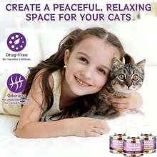 2-In-1 Premium Cat Soothing Spray (60-Day Supply, Includes 2 Refills) Helps Relieve And Reduce Fighting, Spraying And Scratching, No Odor, - Does Not Include Heating Tip, Only Refills Of Soothing Solution. - Supplemental Fluid Kit - View 4