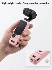 Compatible With DJI Osmo Pocket 4, Silicone Protective Case, Gimbal Protective Cover, Lens Protective Film, Anti-Scratch Protective Cover, Anti-Collision Protective Cover, Soft Silicone Protection, Dust-Proof Accessories, Camera Shell Accessories - View 2