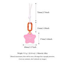 1pc New Acrylic Pendant Charm, Exquisite Cute Style, Alloy & Acrylic Material, Suitable For DIY Creative Necklace, Bracelet, Earrings, Bag Chain, Keychain, Waterproof & Sweat-Proof, Suitable For Daily Casual Wear - Multicolor - View 11