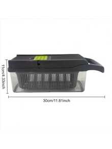 Multi-Blade Detachable Kitchen Vegetable Slicer, Grater, Dicer And Chopper, Convenient Home Cooking Tool - Multicolor - View 3