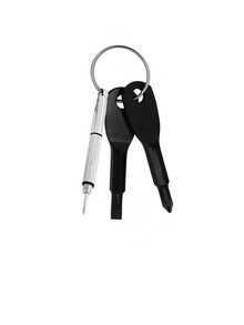 3pcs/Mini Eyeglass Repair Screwdriver, Keychain Screwdriver Set Mini Keychain Flat Head Screwdriver With Key Ring Outdoor Survival Emergency Portable Tool Multi-Function Repair Kit - Multicolor - View 9