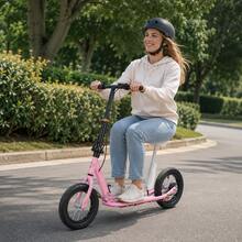 Sparkcyklar, Fotsparkcyklar - Rosa - Visa 2