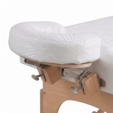高級 3 件組按摩床單套組－超柔軟波浪壓紋 SPA 床上用品，包含加大平鋪床單 (245x150cm)、深口袋包床單 (192x90cm) 與臉部罩，適用於按摩床、美容床、治療床，舒適耐用且易於清潔 - 白色 - 查看 7