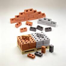 Gạch mini cho ngoài trời và sân vườn, vật liệu thủ công DIY làm cảnh quan mini, trang trí sân vườn - A - Xem 1