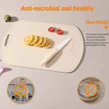 1/3pcs Kitchen Household Pure Silicone Cutting Board, Durable Thickened Silicone Material, Non-Slip Easy To Clean Easy To Use, Three Sizes Suitable For Different Fruits, Vegetables, Meats, Basically Meeting Kitchen Cutting Board Needs - View 4