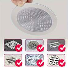 2pcs Stainless Steel Round Floor Drain Cover, Hair Catcher, Bathroom Filter, Anti-Clogging Hair Collector For Bathroom And Toilet - 2 Pcs - View 5