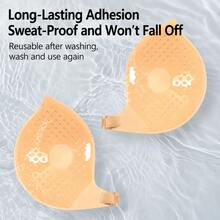 1pc Invisible Adhesive Breast Lift Tape, Anti-Slip Push-Up, Create Full Breast Shape, Seamless And Comfortable, Suitable For Wedding And Daily Wear - Multicolor - View 6