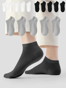 10,5,1 Pair 3-Color Disposable Socks, No-Wash Travel Socks, Unisex, Suitable For Business Trips, Student Military Training, Portable Disposable Business Trip Socks - A - View 6