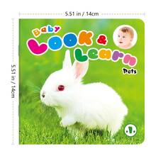 A Set Of 10 Early English Education Board Books - Including "First Words," Animal Colors, Vegetables, Etc. A "See And Learn" Series, A Tool For Cognitive Learning, And The Perfect Surprise Gift For Children. - Multicolor - View 3