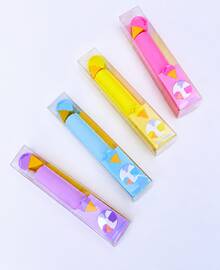 School Eraser With Ice Cream Design In Assorted Pastel Colors - Multicolor - View 1