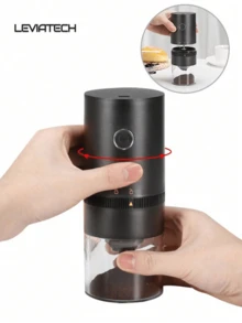 LEVIATECH Hadiah Hari Valentine: Penggiling Kopi Portabel Isi Ulang USB - Inti Penggiling Keramik Profesional, Kehalusan Dapat Diatur, Cocok untuk Rumah, Kantor, Perjalanan, Sekolah, dan Acara Lainnya - HB985 - View 13