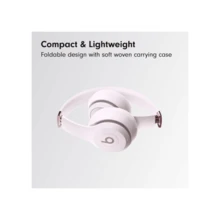 Beats Solo 4 Wireless On-Ear Headphones Cloud Pink - View 3