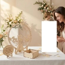 Autumn Wedding Guest Book, Maple Tree Theme Guest Book Alternative, Commemorative Guest Book, Autumn Wedding Theme - Type a - View 5