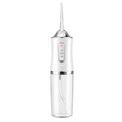Irrigador Bucal Elétrico Fio Dental de Água Limpador Oral 300ml 3 Modos Limpeza Profunda Dental