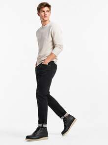 Timberland New Lightweight Non-Slip Mid-Top Boots For Men, Comfortable Minimalist Casual Outdoor Shoes - Black - View 2