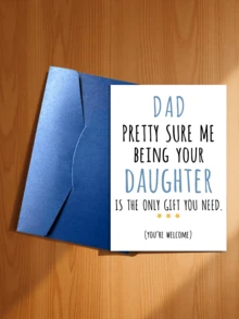 Humorous Dad Birthday Card - Perfect For Father's Day & Special Occasions, Unique Gift, Back To School, School Supplies - Sets - View 22