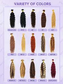 Y WIGS شعر بشري للضفائر بوهو موجة الجسم بدون نسيج شعر بشري خام 95 جرام 14-22 بوصة لون طبيعي شعر مجعد للضفائر 100% شعر ريمي بشري شعر الضفائر ناعم ومرن وذو ملمس ناعم شعر بشري غير معالج مجعد للضفائر - SNatural - مشاهدة 8