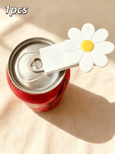 1pc Flower-Shaped Can Opener, 4 Colors Available, Daisy Pull Tab Assistant Tool, Portable Can Opening Helper