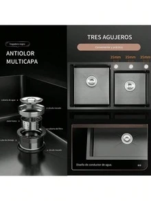 Kitchen Sinks - Black - View 7