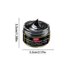 GATY Car Interior Renewal Wax, Plastic Parts Renewal, Plastic Care Wax, Leather Gloss Wax, Tire Protectant Oil, Black Vehicle Yellowing Repair And Nano Crystal Coating, Effectively Removes Scratches - 30g+sponge - View 11