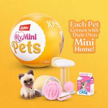 ZURU Tiny Pets Sweetheart Mini Pet Blind Box, Assorted Cute Animal Figurines, Mini Hamster & Cat Collectibles, Surprise Gift For Collectors - Multicolor - View 5