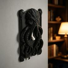 1pc 3D Printed Plastic Gothic Style Switch Panel, Halloween Octopus Medusa Creative Wall Decor Personalized Outlet Cover - Multicolor - View 5