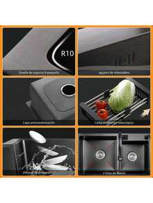 Kitchen Sinks - Black - View 4