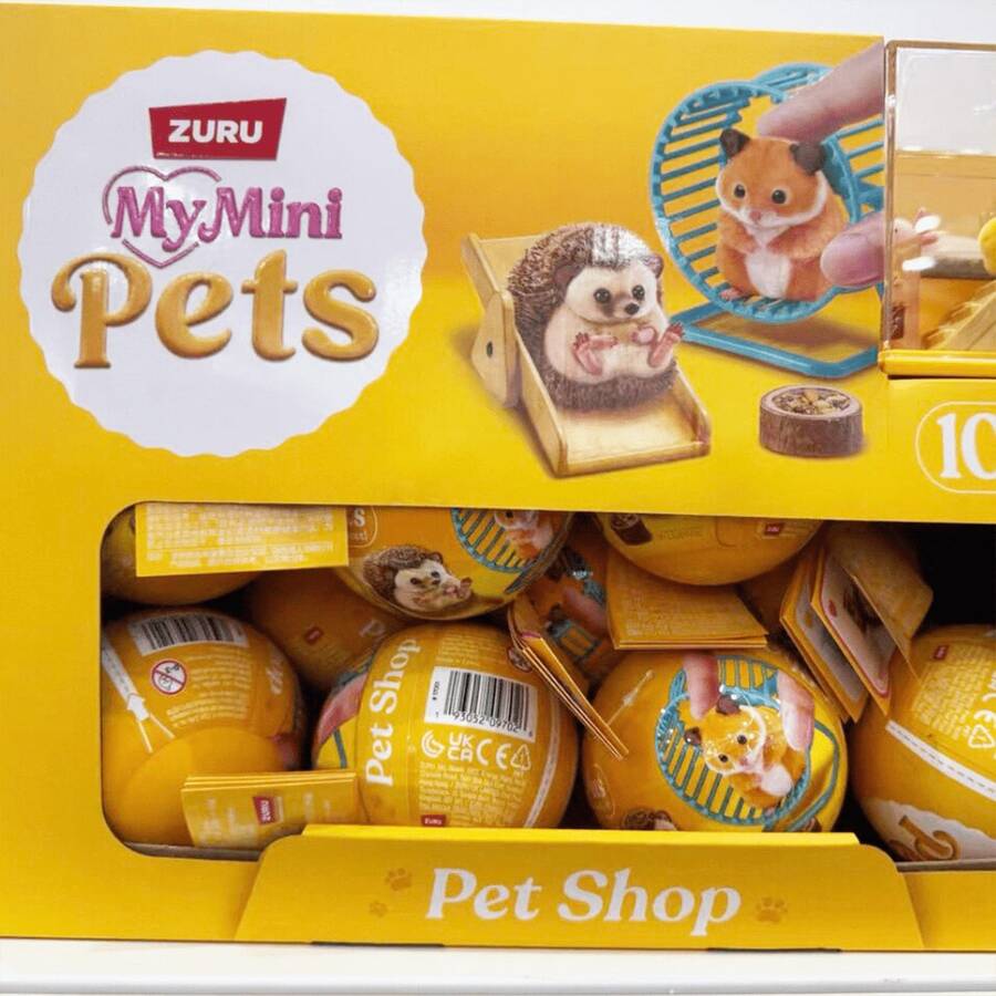 ZURU Tiny Pets Sweetheart Mini Pet Blind Box, Assorted Cute Animal Figurines, Mini Hamster & Cat Collectibles, Surprise Gift For Collectors - Multicolor - View 1