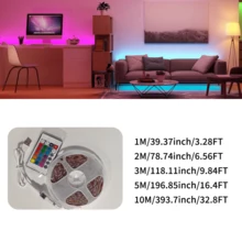 LED電視背光燈條，RGB變色燈光附遙控器，USB供電環境照明，適用於電視牆、臥室、居家裝飾 - 24K-5050RGB - 查看 3